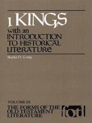 cover image of 1 Kings